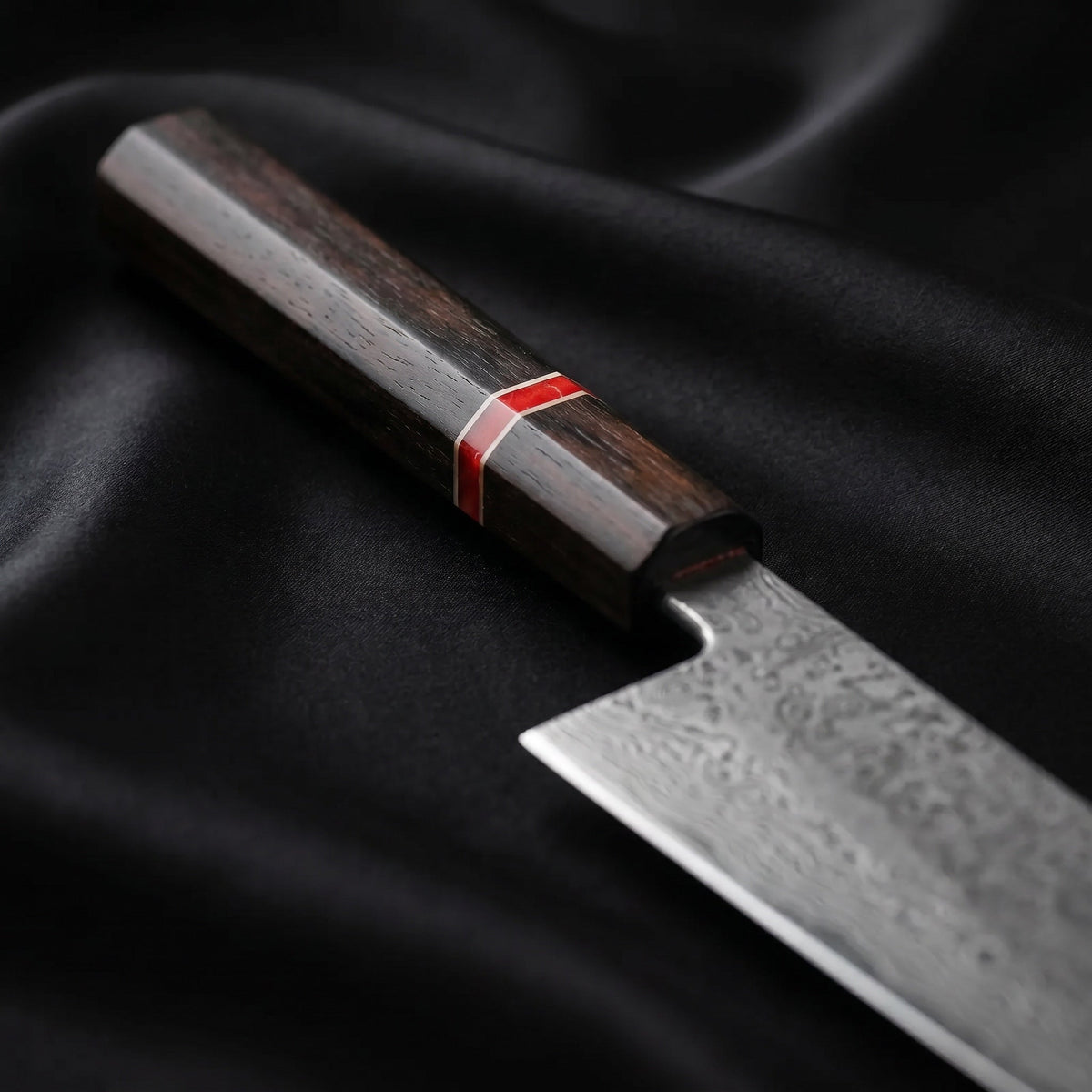 Raiden Gyuto Chef Knife, Red Handle&nbsp;