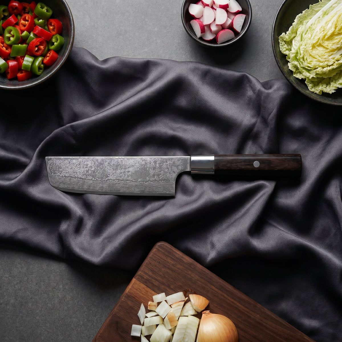Hinoki Series Nakiri Vegetable Knife&nbsp;
