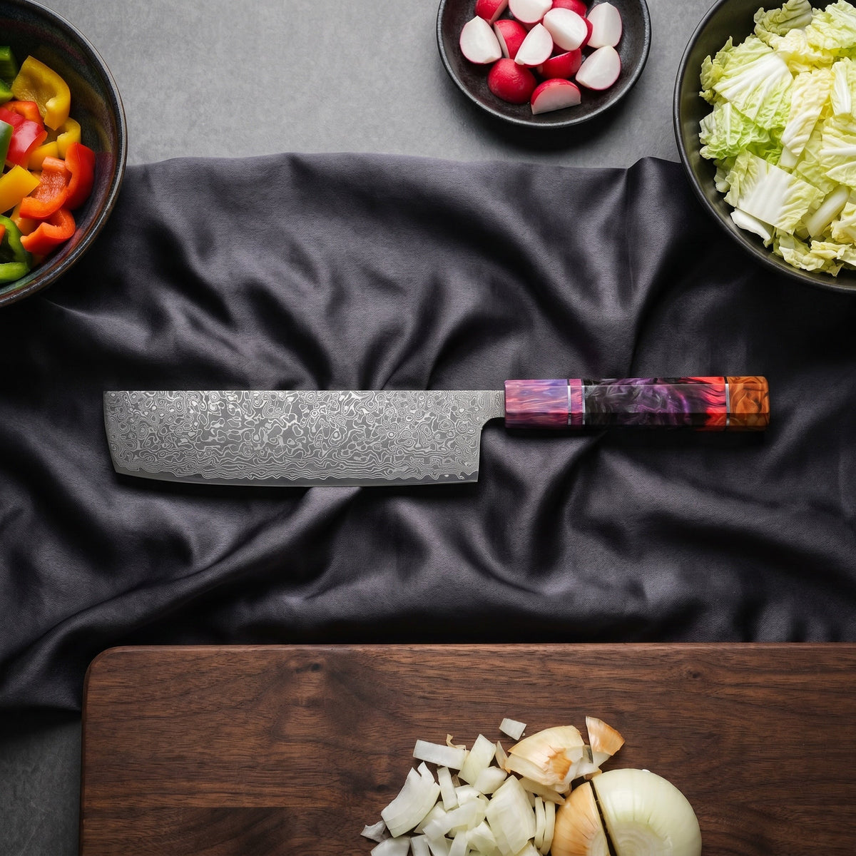 Kaede Series Nakiri Vegetable Knife&nbsp;