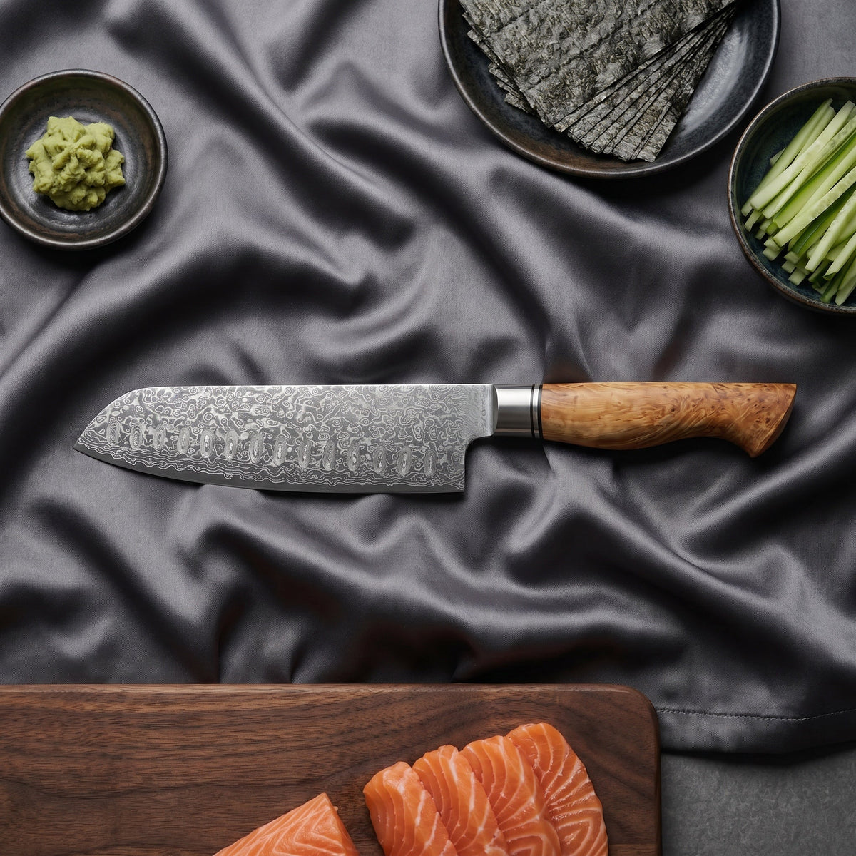 Arashi Series Knife Trio (Gyuto, Santoku & Petty)&nbsp;