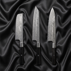 Hinoki Series Knife Trio (Gyuto, Nakiri & Santoku)&nbsp;