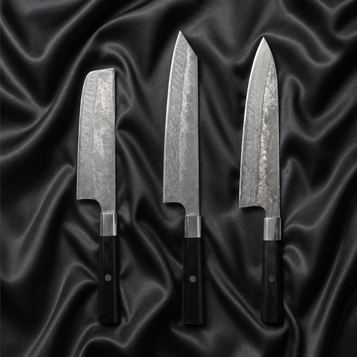 Hinoki Series Knife Trio (Gyuto, Nakiri & Santoku)&nbsp;