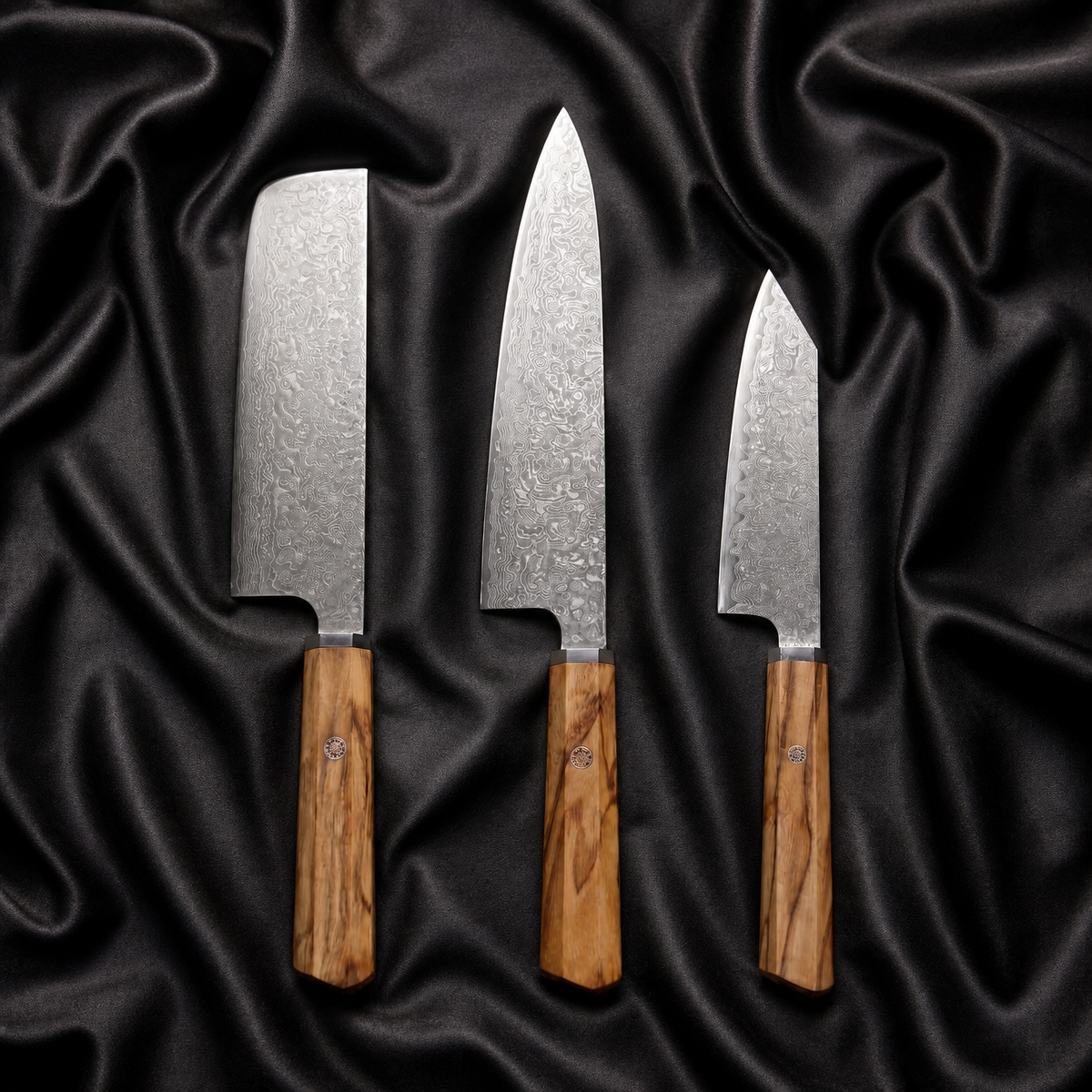 Meijin Series Knife Trio (Gyuto, Nakiri & Petty)&nbsp;