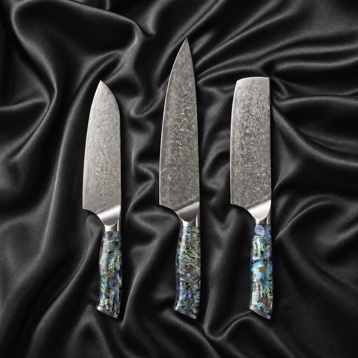 Shinju Series Knife Trio (Gyuto, Nakiri & Santoku)&nbsp;