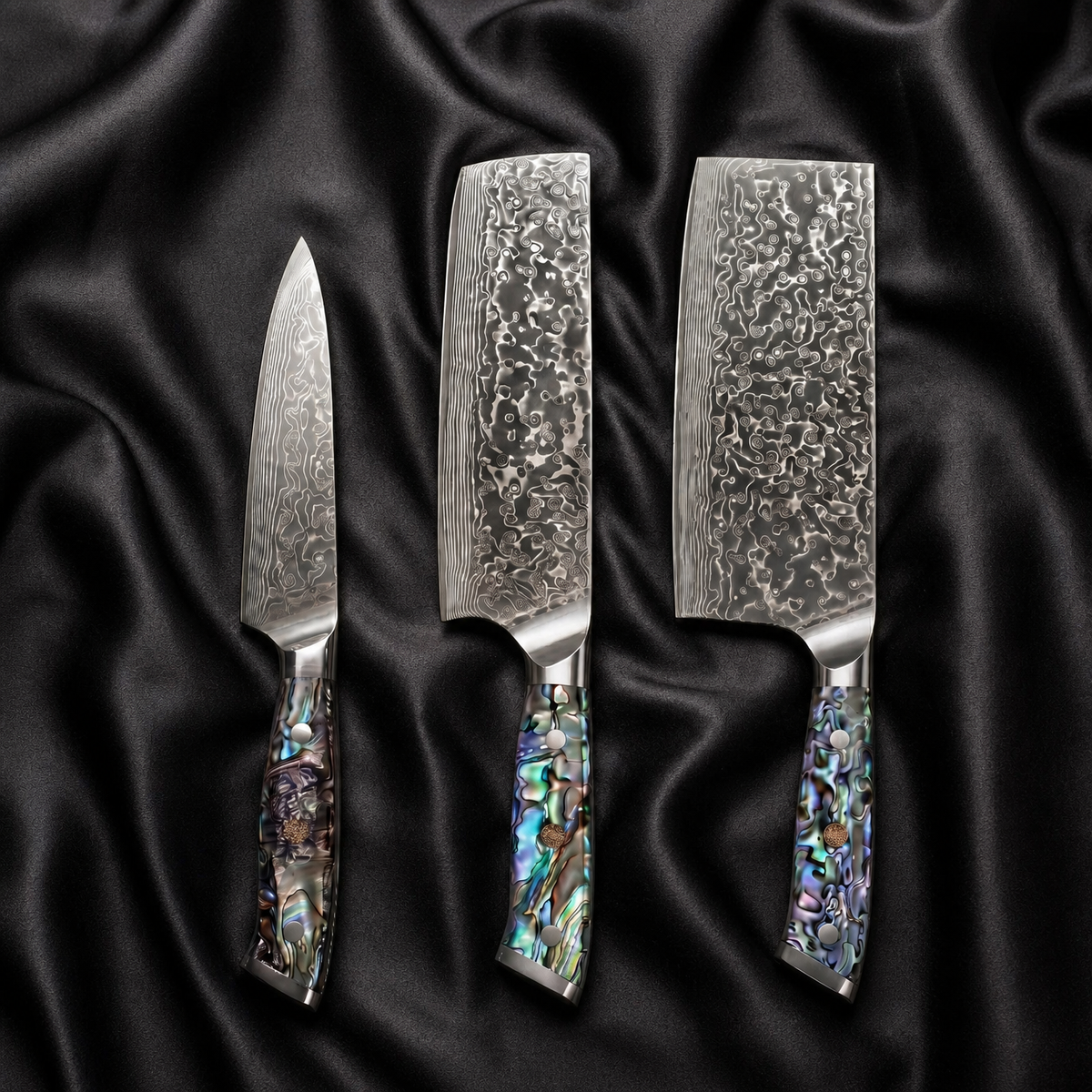 Umi Series Knife Trio (Gyuto, Nakiri & Petty)&nbsp;